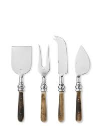 All our professional cheese knives are sharpened and polished with the utmost precision by the professional cheese knife series is the fruits of more than 120 years of experience in cutting solutions. Bone Handled Cheese Knives Set Of 4 Cheese Tools Williams Sonoma