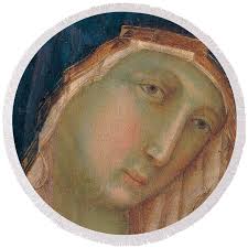 Detail of the Virgin Mary Tapestry by Duccio di Buoninsegna