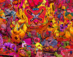 Dubstep Invasion On Behance Pop Art Wallpaper Japanese Pop Art Art Wallpaper