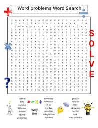 Kids, as well as adults, love these word searches. Math Word Search Puzzle Plus Word Problems Word Search Puzzle 2 Puzzles