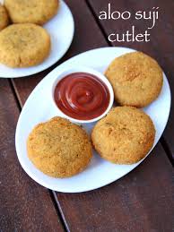Aloo Cutlet Recipe Potato Cutlet Crispy Alu Suji Cutlet Recipe Cutlets Recipes Potato Cutlets Tea Time Snacks