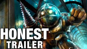 Honest Game Trailers Bioshock Bioshock Gaming Videogames Honesttrailer Humor Funny Trailer Geek Bioshock Game Trailers Bioshock Game