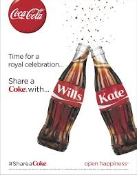 Agree that advertising is the most effective to become aware of new products. Coca Cola Gb On Twitter Time For A Royal Celebration Shareacoke With Wills And Kate Royalbaby Http T Co Tey5aoeybh
