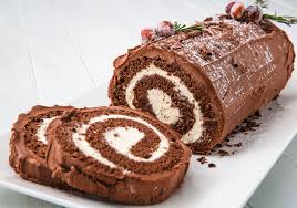 This Is The Easiest Dreamiest Buche De Noel Ever Recipe Christmas Cake Recipes Holiday Desserts Yule Log Cake Recipe