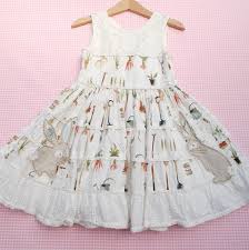 Girls Next Easter Bunny Dress With Garden Print Age 3 4 Years