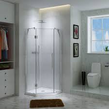 42 X 42 Charlene Corner Shower Enclosure With Tray Corner Shower Enclosures Corner Shower Corner Shower Kits