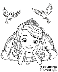 There are tons of great resources for free printable color pages online. Printable Princess Sofia Coloring Page