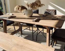 Making furniture from reclaimed old barnwood is a fun and unique project that will give a rustic touch. Malta Reclaimed Wood Dining Table Set Valetta Valencia Furniture World