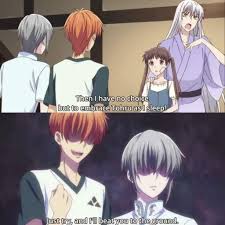 Over Protective Baby In 2020 Fruits Basket Funny Fruits Basket Anime Fruits Basket