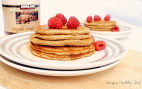 Ladle out 2 tbsp of batter per pancake and lightly brown each side of the cake. Clean And Simple Oat Pancakes Kim S Cravings