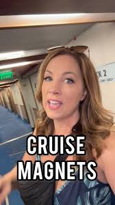 Who else loves decorating with cruise magnets? I just wish people woild  stop stealing mine…, Want my FREE custom Cruise Packing List & Planning  Guide? Reply "GUIDE" and I'll send it your way!