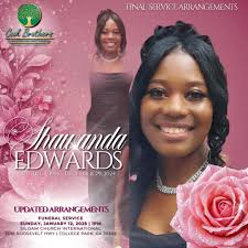 Please view the updated arrangements for Ms.Shawanda Edwards.