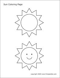 We have over 3,000 coloring pages available for you to view and print for free. Sun Free Printable Templates Coloring Pages Firstpalette Com