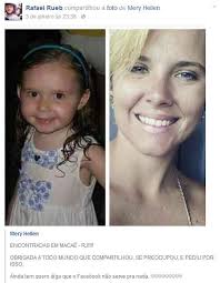 Pai encontra filha desaparecida após pedir ajuda no Facebook