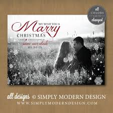 Save The Date Christmas Card Marry Christmas Save Our Date Etsy Christmas Wedding Invitations Christmas Save The Date Wedding Saving