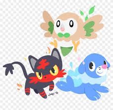 Use our special 'click to print' button to send only the image to your printer. Rowlet Litten And Popplio I Can T Choose Between Them Rowlet Litten And Popplio Cute Clipart 1348583 Pikpng