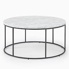 Faura rectangular marble side table. Streamline Round Coffee Table