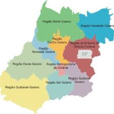 Goiás) is a state of brazil, located in the central west region of the country. Distribuicao Das Regioes Administrativas Do Estado De Goias Fonte Download Scientific Diagram