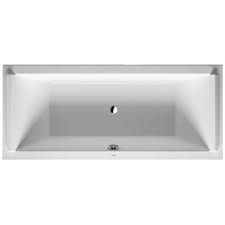 Badewannen mit begrenztem fassungs vermögen helfen, wasser zu sparen, ohne den komfort zu schmälern. Duravit Starck Rechteck Badewanne 180x80cm Zwei Ruckenschragen 700338 Einbauversion 700338000000000