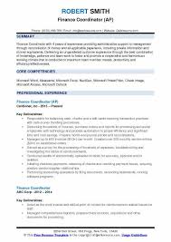 Being a finance coordinator with msf can be a complex but rewarding job. Finance Coordinator Resume Samples Qwikresume