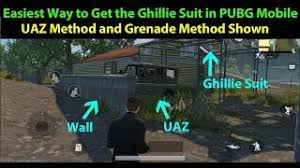 Pubg mobile how to find ghillie suit on training base!!!! How To Get The Ghillie Suit In Pubg Mobile Training Mode Uaz And Grenade Methods Shown Youtube