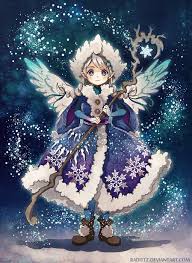 Snow Angel Anime Snow Snow Angels Fairy Art