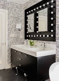 We have lots of designs and styles to choose from including single and double sinks. Boston Ikea Bathroom Vanities Transitional With Black White Dotted Shower Curtains Graphic Wall Paper