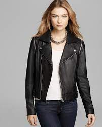 Aqua Leather Jacket Zip Off Sleeve Moto Shopstyle