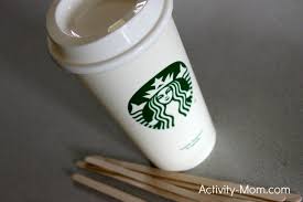 Starbucks Activity The Activity Mom Fine Motor Skills Activities Toddler Learning Activities Outdoor Activities For Toddlers