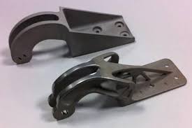 A 3d Printed A320 Nacelle Hinge Demonstrator In The Front And A Conventional Nacelle Hinge In The Background 3d Printed Metal 3d Printing Mechanical Design