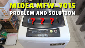 Mesin basuh midea ini adalah antara mesin basuh automatik sepenuhnya yang ditawarkan dengan harga murah. How To Repair Midea Mfw 701s Cannot On Cara Memperbaiki Mesin Basuh Midea Yang Tak Dapat On Youtube