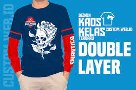 Baju reuni raglan lengan 3/4 warna ungu kombinasi hitam. 12 Desain Kaos Kelas Terbaru Type Kaos Kombinasi Double Layer Tees Sablon Kaos Online