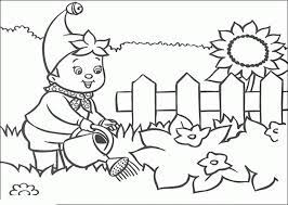 This would also be a good chance to break out your favorite crafts and stickers to really bring these garden printables to life. Flower Garden Coloring Pages For Kids Coloring Home