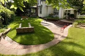 He didn't have room to set up a horseshoe pit in his own yard, but we did! Horseshoe Pit Houzz