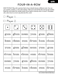 Each cvc words list comes in a pretty bright color. Reading Ug Word Family Words Primarylearning Org