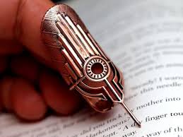Leto, first son of paul and chani; Deco Style Bene Gesserit Gom Jabbar Etsy