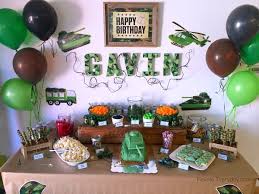 Army Themed Birthday Party Army Themed Birthday Army Birthday Parties Camo Birthday Party