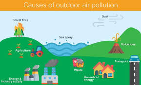 Causes Of Outdoor Air Pollution Air Pollution Air Pollution Facts Causes Of Air Pollution