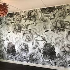 Black And White Floral Wallpaper Peel And Stick Spring Floral Wallpaper Wall Mural Peel And Stick Remove Wallpaper Floral Nursery Wallpaper Mural Removable Wall Paper Flower Wall Decal 86 Large Floral Wallpaper Floral Wallpaper Flower Mural