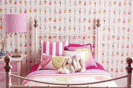 ورق جدران غرف نوم بنات بأشكال وألوان جميلة و جذابة ديكورموز childrens bedroom wallpaper bedroom decorating tips childrens curtains