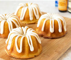 Buttermilk and a touch of orange make this the best vanilla bundt cake ever. Mini Creamsicle Bundt Cake Its Yummi