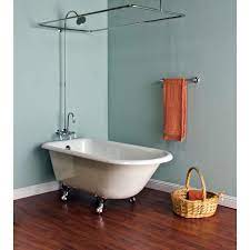 At plumbingsupply.com®, we have what you. Historic Houseparts Inc Clawfoot Tub Shower Kits Solid Brass Wall Mount Shower Enclosure Set 45 X 25 With Faucet Riser Shower Head Multiple Finishes Available