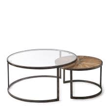 Modern rustic coffee tables set. Buy Cameron Coffee Table Set Van 2 Riviera Maison