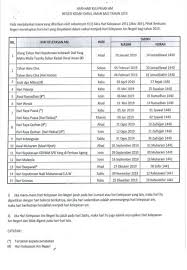 Apa plan tahun ini, pergi bercuti? Jadual Cuti Umum Pulau Pinang 2020 Hari Kelepasan Am Spa Cute766