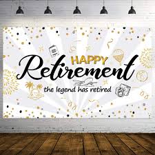 These pictures of this page are about:zoom retirement ideas. Amazon Com Happy Retirement Party Decorations Giant Black And Gold Sign Retirement Party Banner Photo Booth Backdrop Background For Happy Retirement Party Supplies White Kitchen Dining