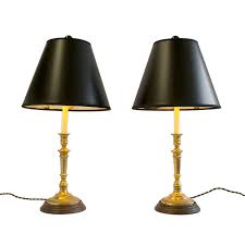 Antique Solid Brass Candlestick With Faint Floral Pattern On Bottom Rim Green Goldstone Ball Finial Twisted Candlestick Lamps Lamp Antique Brass Candlesticks