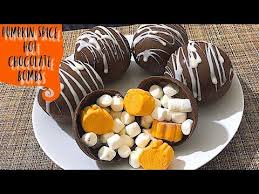 Milk Chocolate Hot Chocolate Bombs Tutorial Pumpkin Spice Hot Chocolate Bombs Youtube Chocolate Bomb Spiced Chocolate Hot Chocolate Recipes