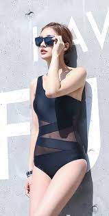 Luxe Asian Women Dresses Fashion Style Korean Fashion Clothing Korean Swimsuits Bikini Swimwear Shamia Bikini Fashion Asian Fashion Swimsuit Fashion