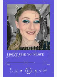 SIX: 'I DON'T NEED YOUR LOVE' (Hannah Lowther) design" Sticker for Sale by  musicalswithm