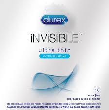 durex condom invisible ultra thin natural latex condoms ultra sensitive lubricated transparent